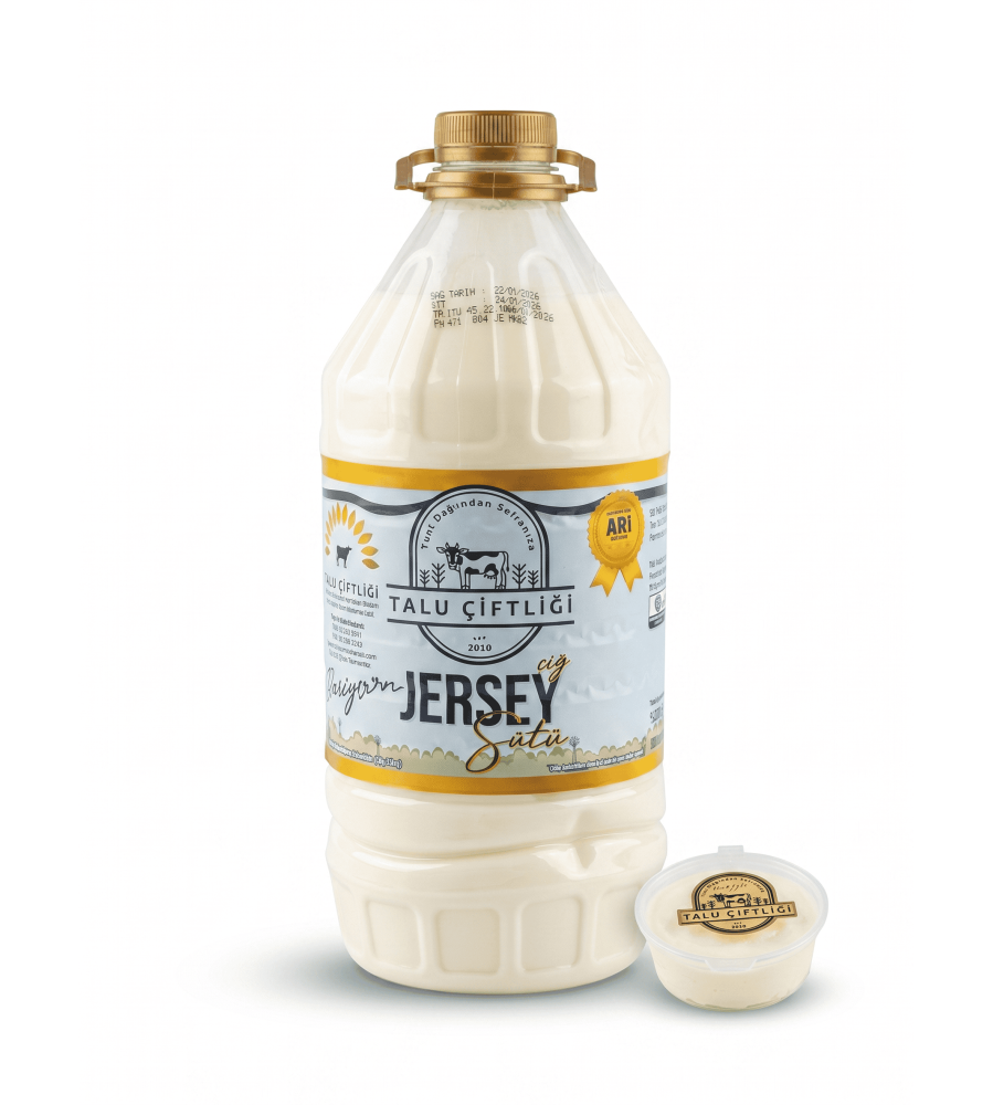 Jersey İneği Çiğ Sütü