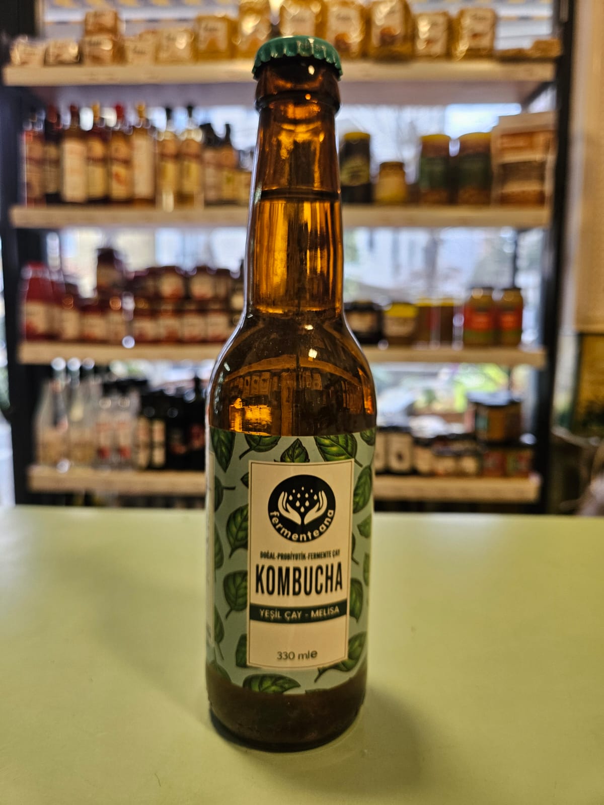 KOMBUCHA - YEŞİL ÇAY+MELİSA  330 ML